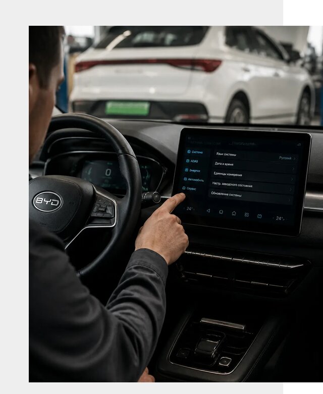 Русификация BYD E2 в Истре от 15138 р. | ФастМобиль-Ста под ключ