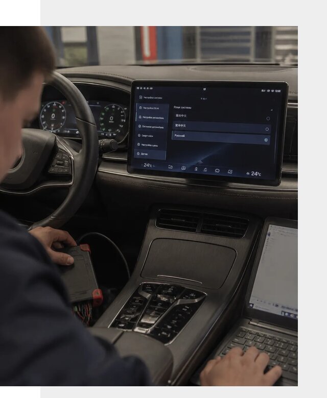 Русификация автомобиля BYD HAN для эксплуатации в Истре