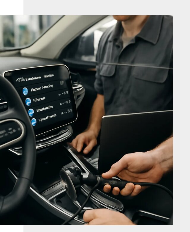 Установка приложений Geely для мультимедиа автомобиля в Истре