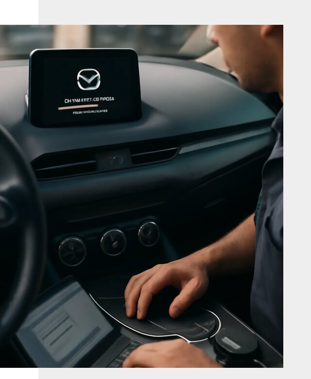 Установка приложений Mazda на мультимедийную систему в Истре